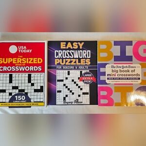 Easy Crossword Puzzles Book